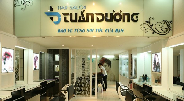 Mẫu biển quảng cáo tiệm tóc đẹp