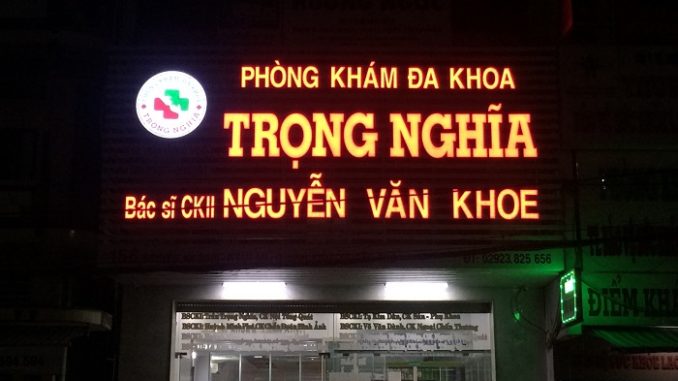 Bảng hiệu phòng khám đẹp