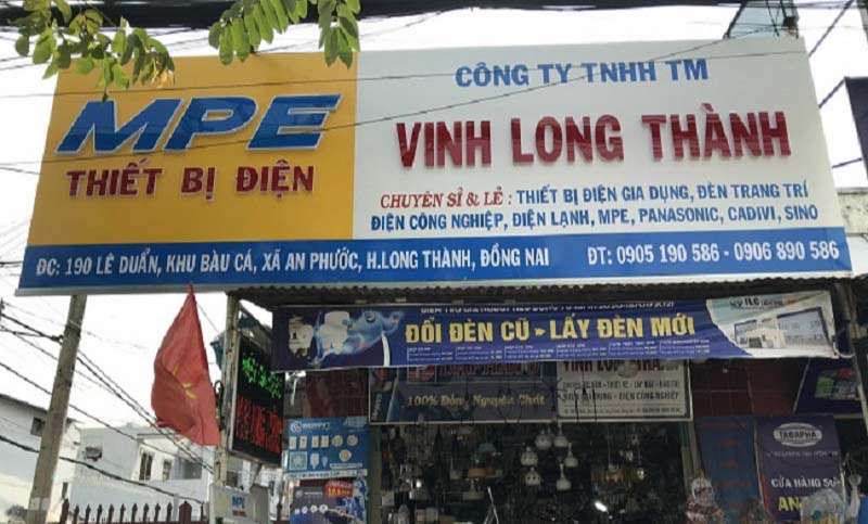 Mẫu biển quảng cáo điện nước đẹp