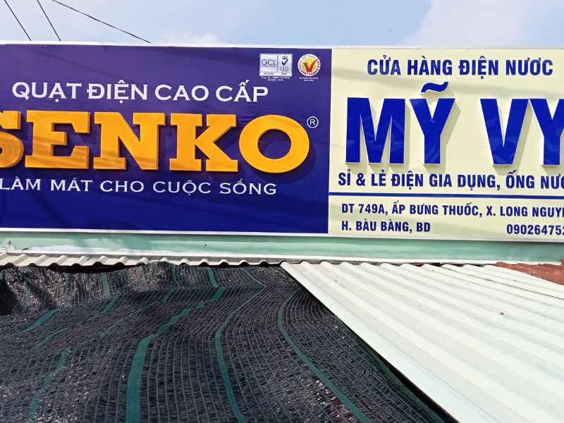Mẫu biển quảng cáo điện nước đẹp