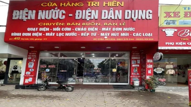 Mẫu biển quảng cáo điện nước đẹp