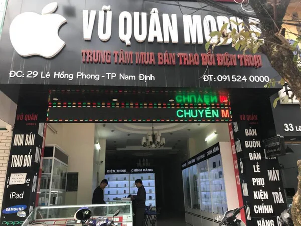 Bảng Hiệu Cửa Hàng Điện Thoại