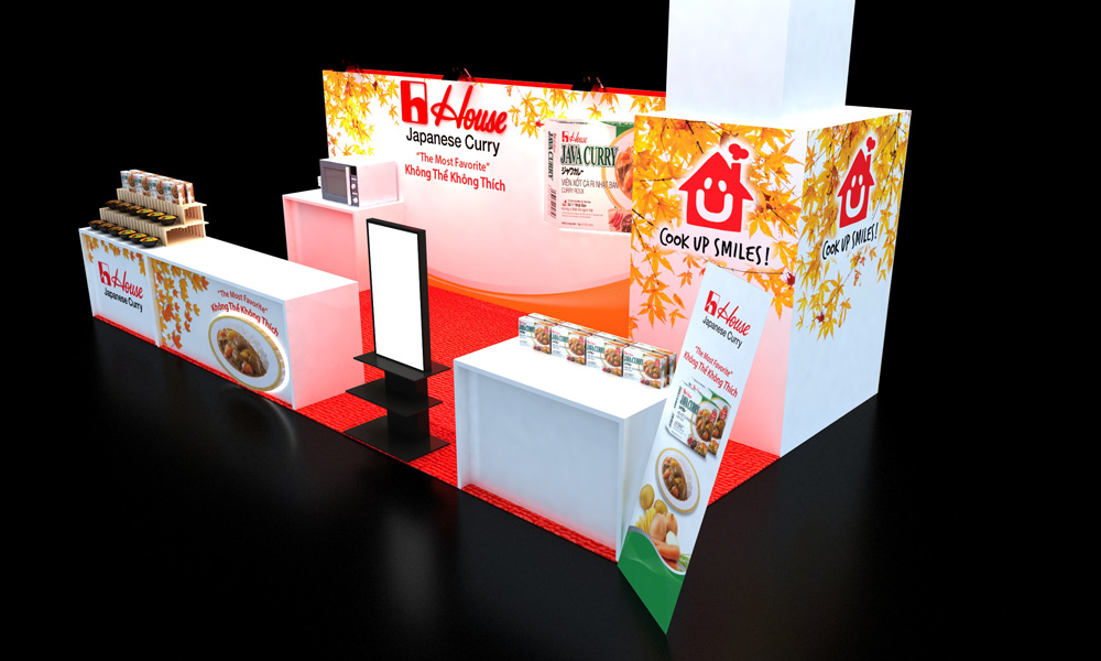 Làm booth quảng cáo