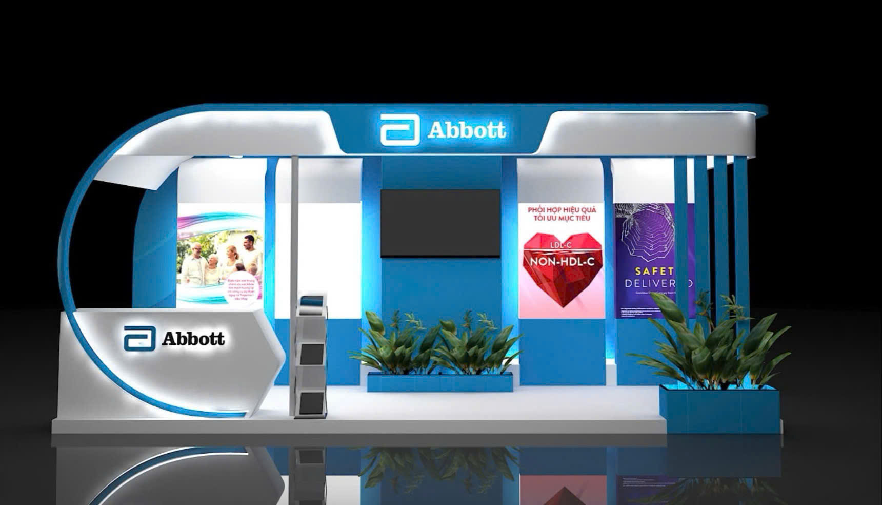 Làm booth quảng cáo