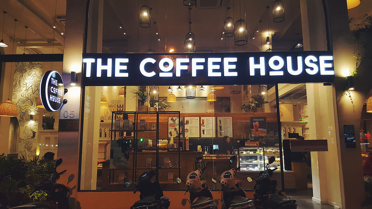 Thiết kế bảng hiệu cà phê