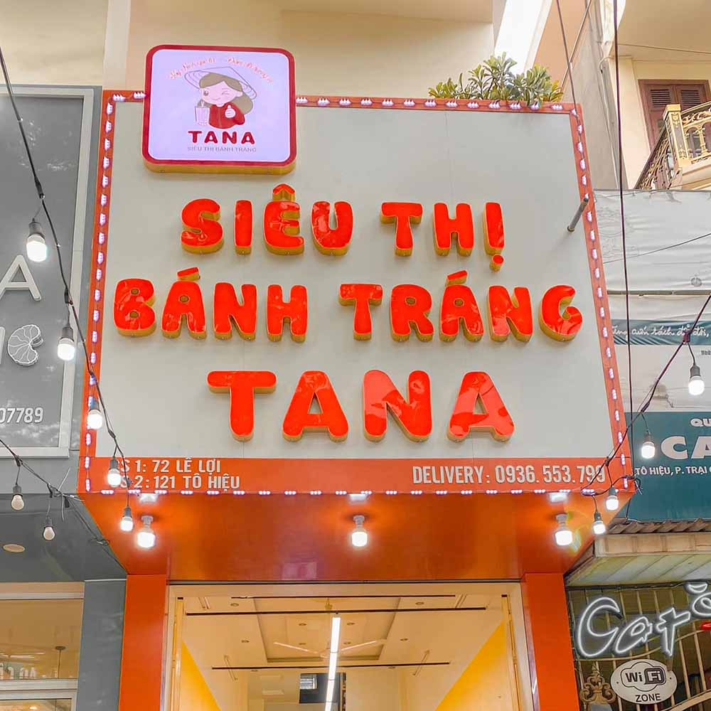 Mẫu bảng hiệu cửa hàng tạp hóa đẹp