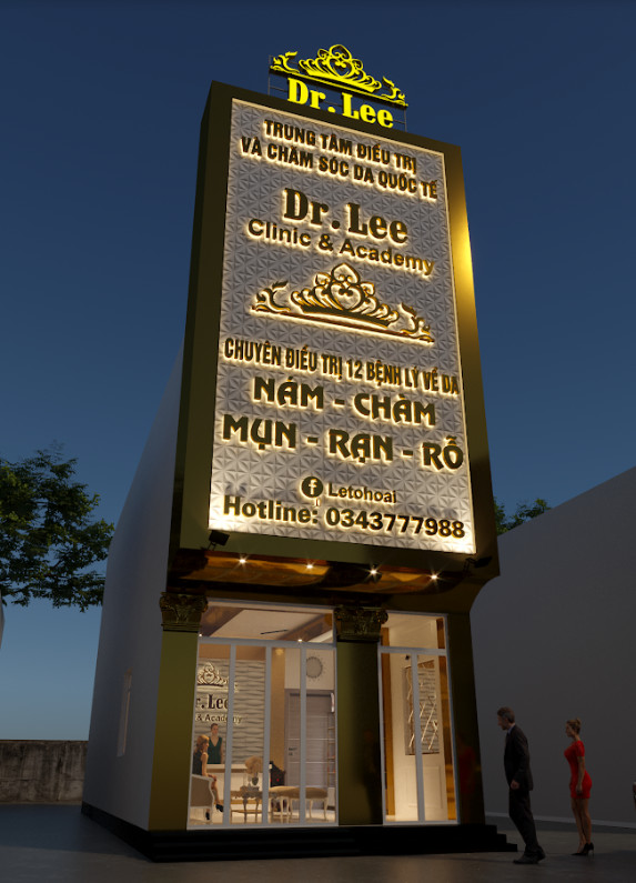 Bảng hiệu spa sang trọng