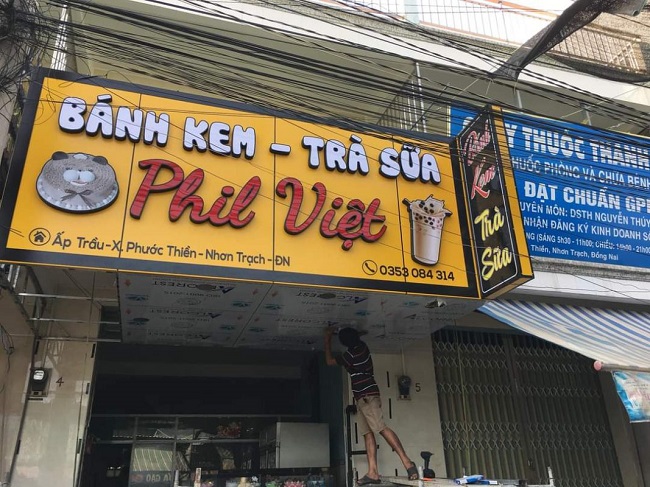 Bảng Hiệu Đồ Ăn Vặt