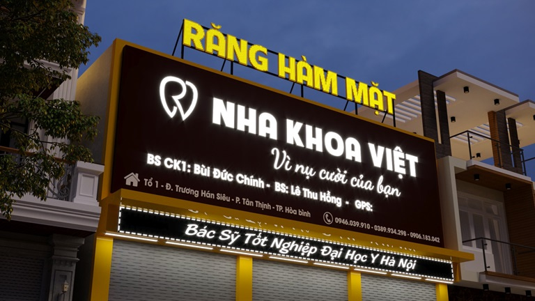 Biển Quảng Cáo Răng Hàm Mặt