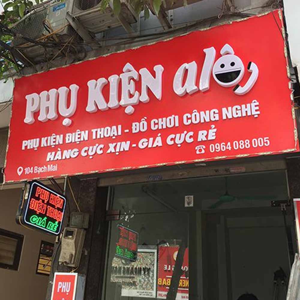 Mẫu biển quảng cáo cửa hàng điện thoại đẹp