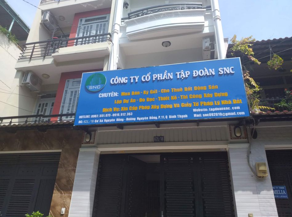 Mẫu bảng hiệu công ty xây dựng đẹp