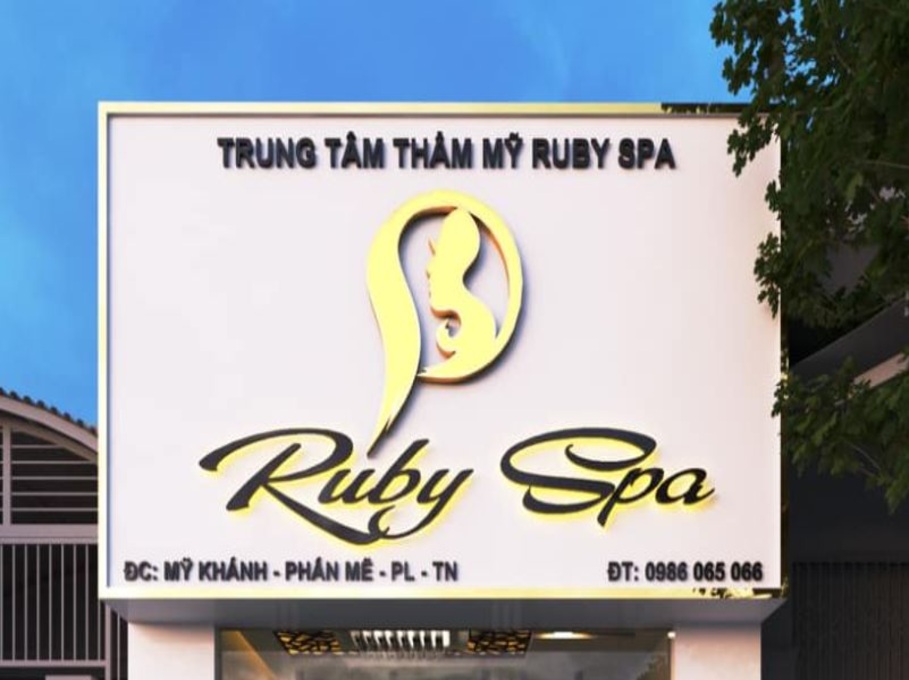 Những mẫu bảng hiệu spa đẹp