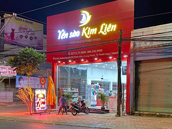 Bảng hiệu yến sào đẹp