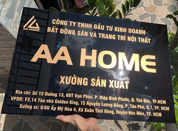 Làm bảng hiệu tên công ty