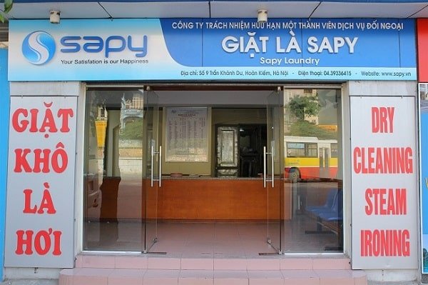 Mẫu biển quảng cáo giặt là