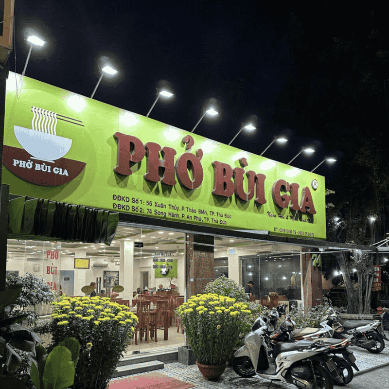 Biển quảng cáo quán phở