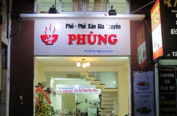 Biển quảng cáo quán phở
