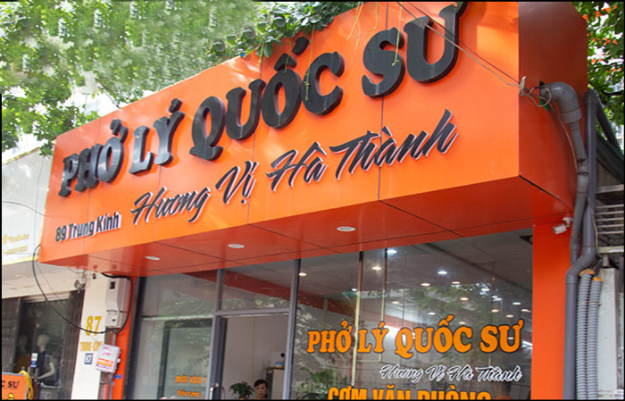 Biển quảng cáo quán phở