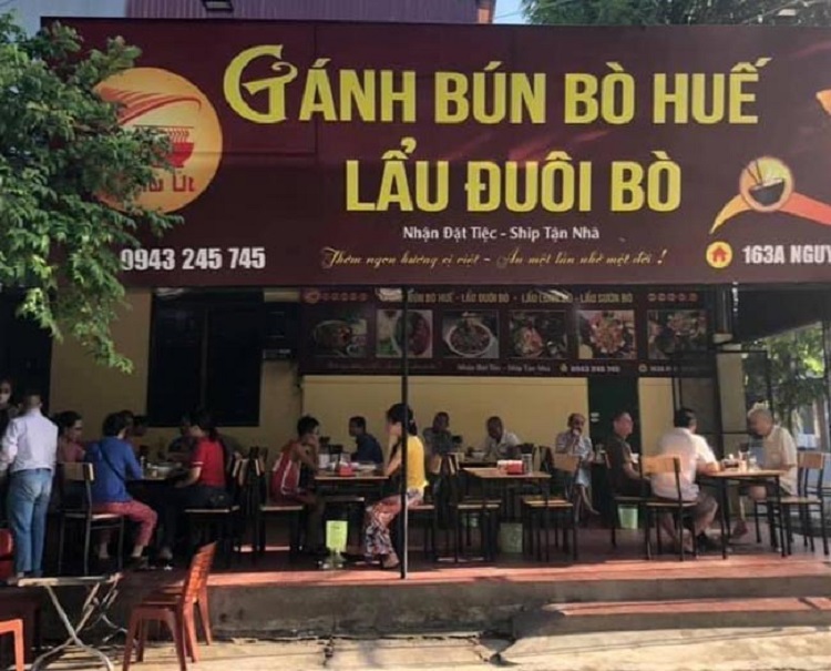 Biển quảng cáo quán phở