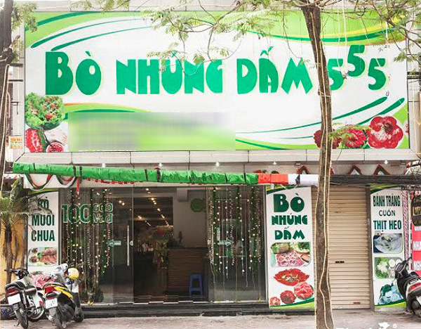 Mẫu biển nhà hàng đẹp
