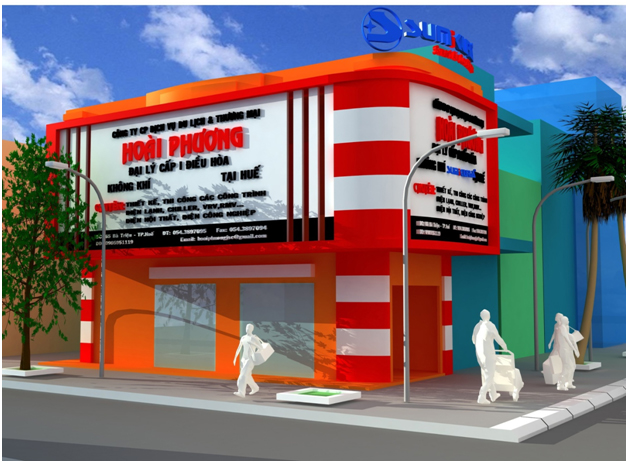 Biển quảng cáo chất liệu aluminium