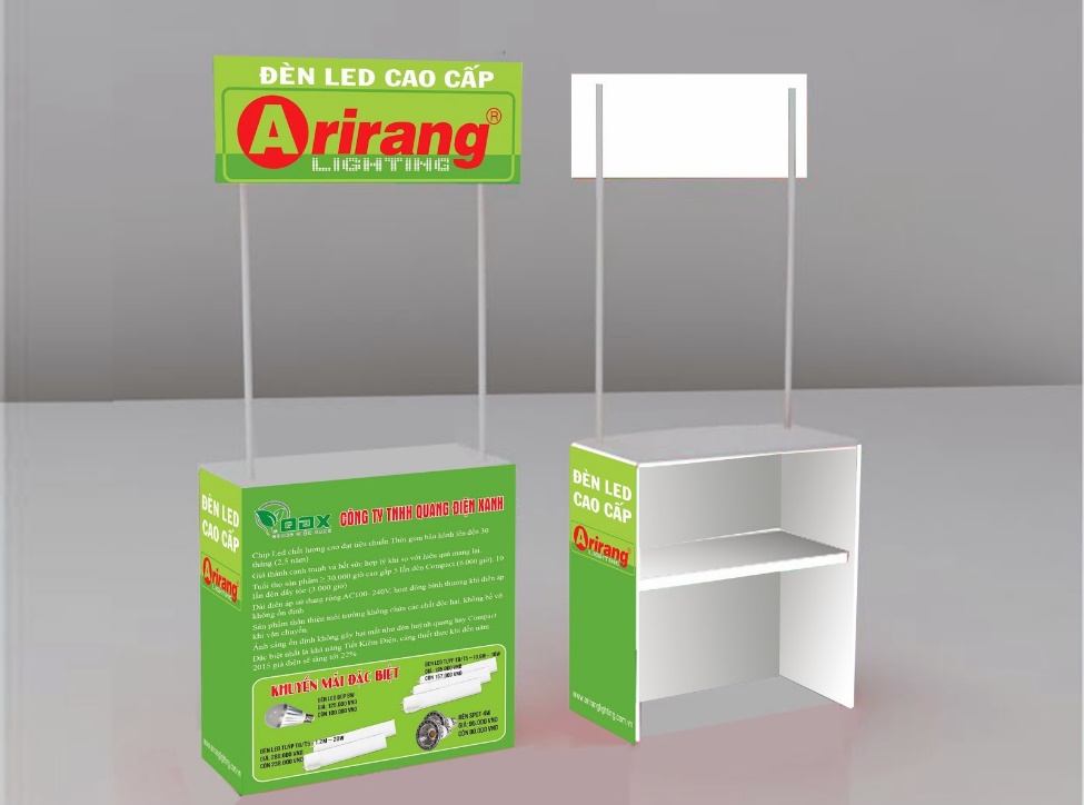 Làm booth bán hàng