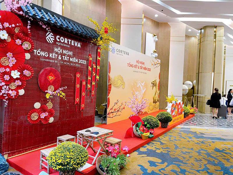 Thi công backdrop triển lãm tại TP.HCM