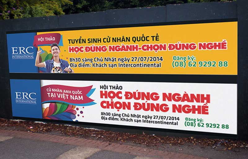 Biển quảng cáo ngang