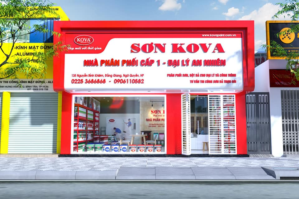 Bảng hiệu nhà phân phối