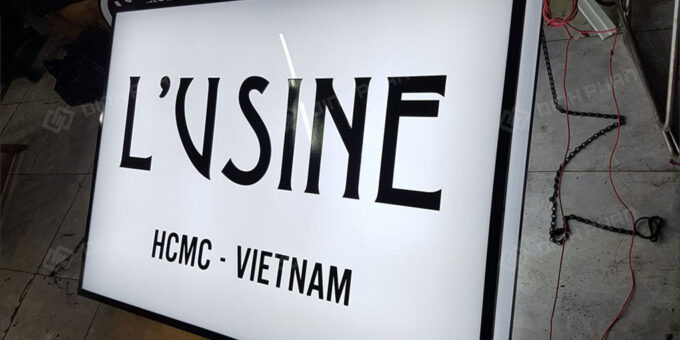 Các loại hộp đèn quảng cáo