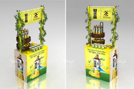 Thi Công Booth Bán Hàng Di Động