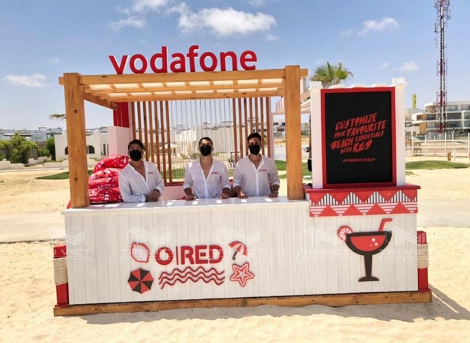 Thi Công Booth Bán Hàng Di Động