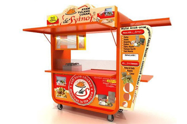 Thi Công Booth Bán Hàng Di Động