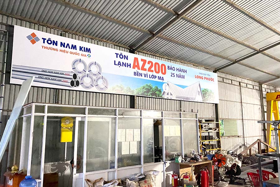 Thi công bảng hiệu nhà máy
