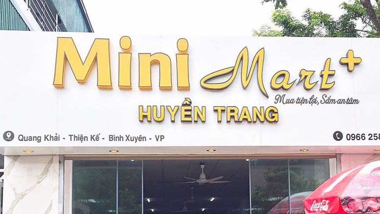 Bảng quảng cáo tạp hóa