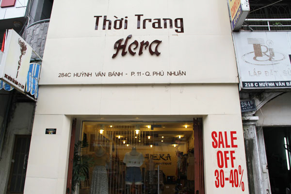 Biển hiệu quảng cáo shop quần áo