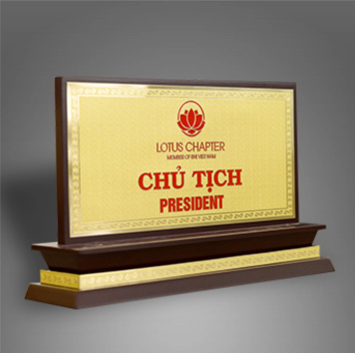 Mẫu biển chức danh để bàn