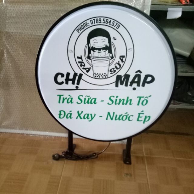 Hộp đèn tròn hút nổi
