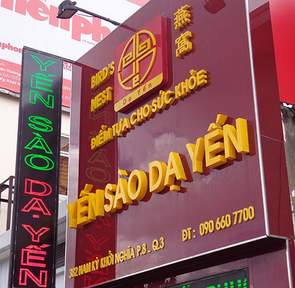 Làm biển quảng cáo chữ nổi tại TP.HCM