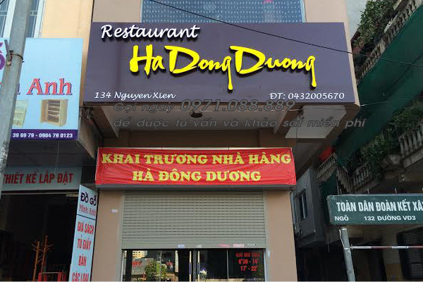 Làm biển quảng cáo chữ nổi tại TP.HCM