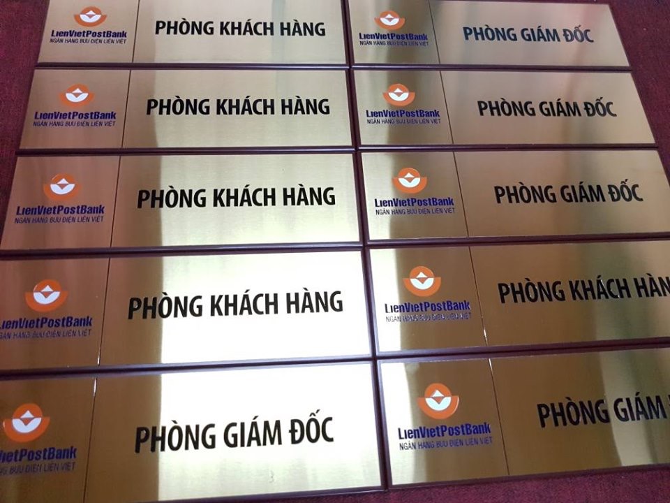 Bảng tên phòng làm việc