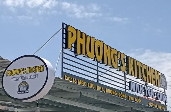 Bảng hiệu hộp đèn hút nổi
