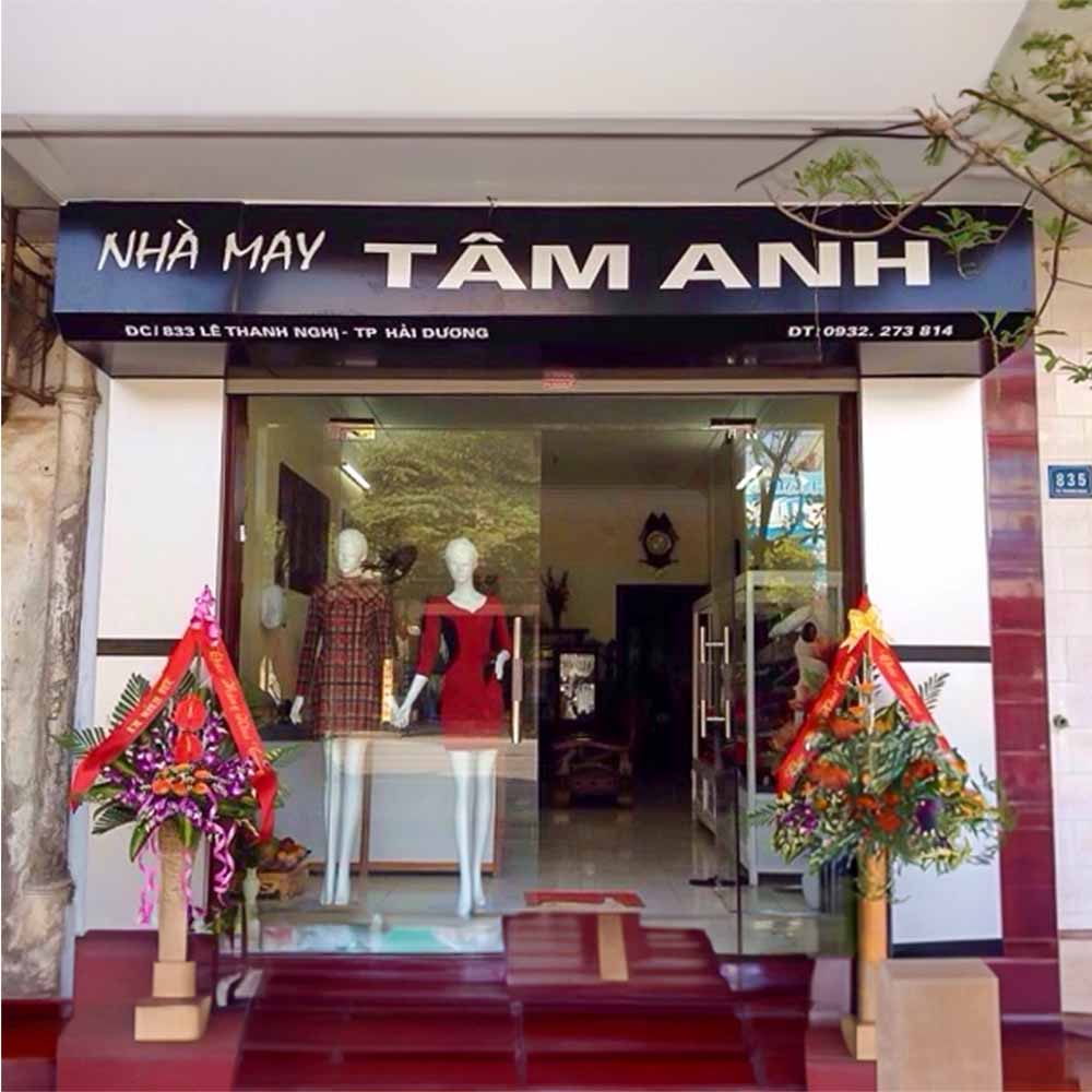 Mẫu biển quảng cáo nhà may đẹp