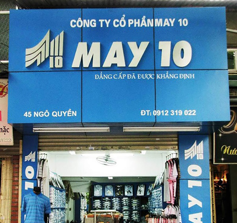 Mẫu biển quảng cáo nhà may đẹp