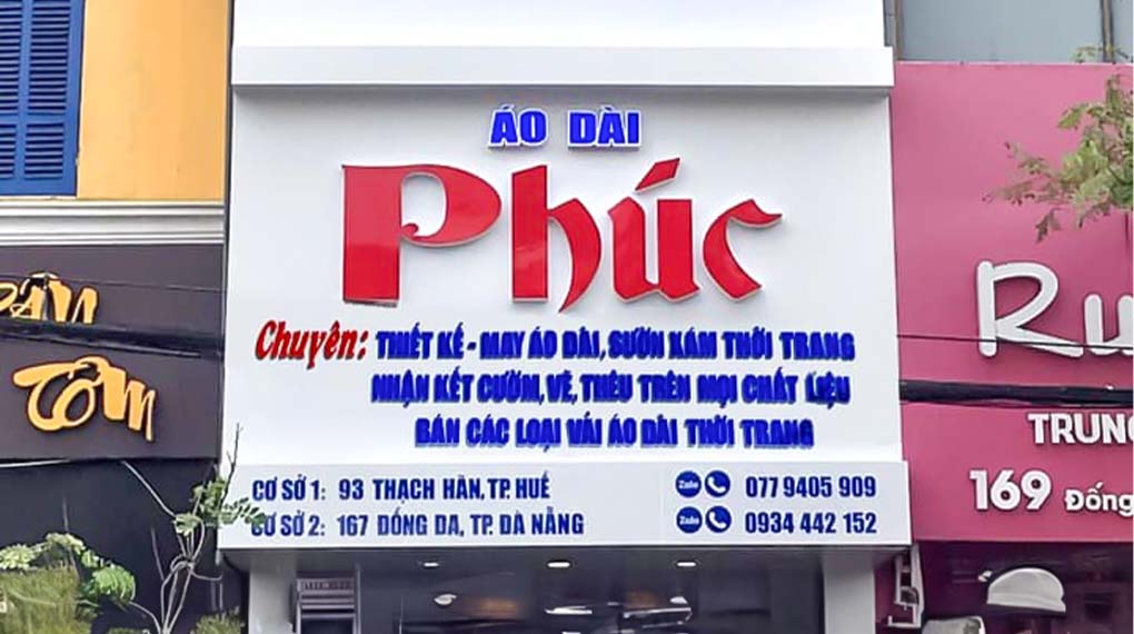 Mẫu biển quảng cáo nhà may đẹp