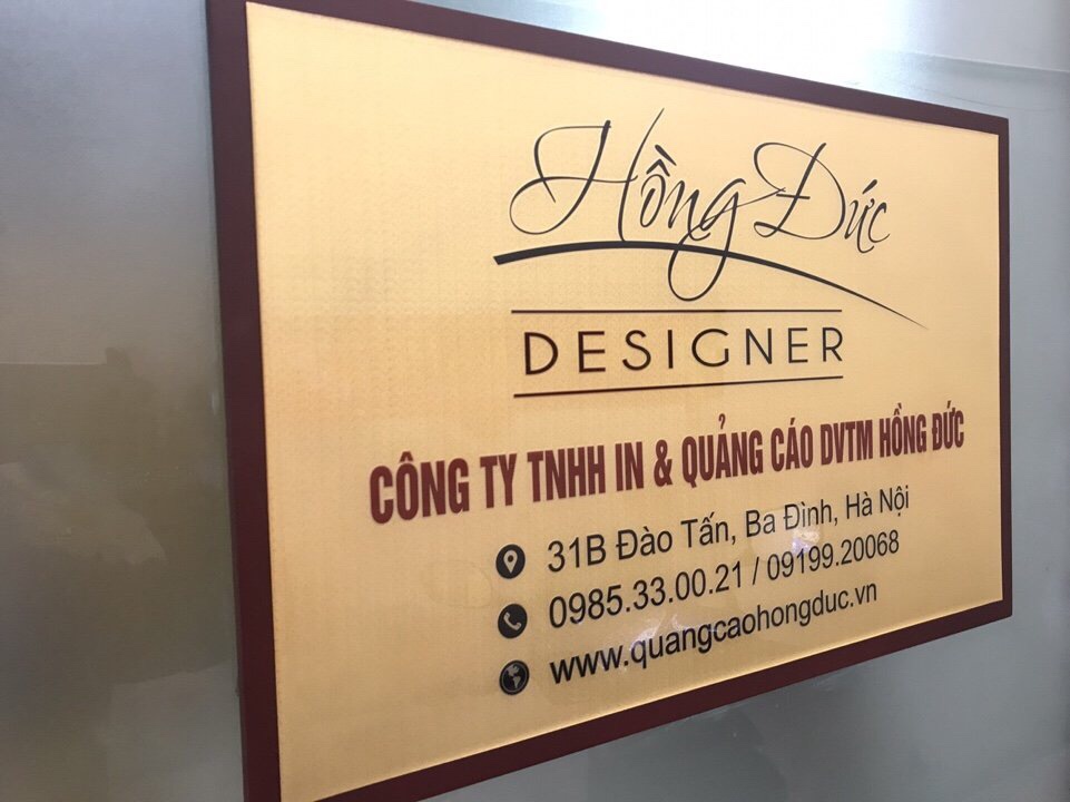 Thiết kế biển hiệu công ty