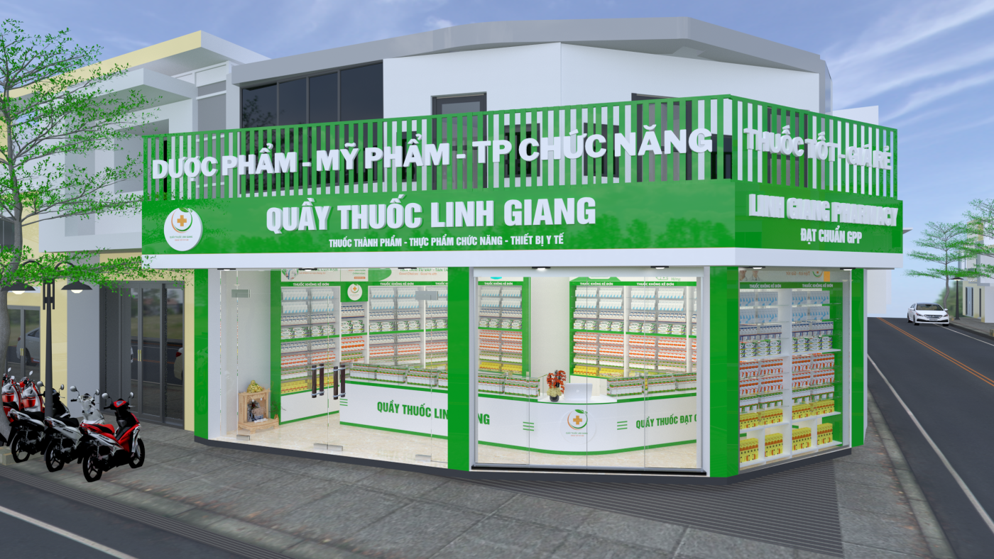 Mẫu bảng hiệu quầy thuốc