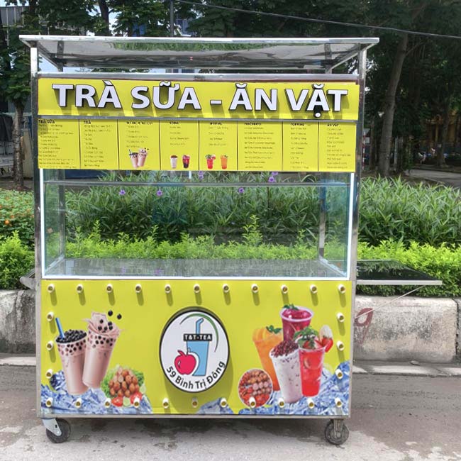 Bảng quảng cáo trà sữa đẹp