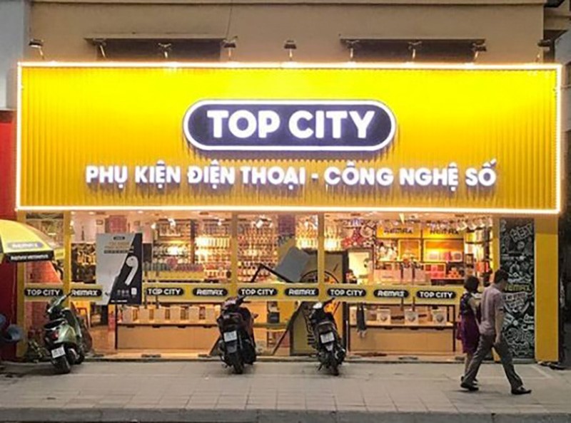 Bảng hiệu cửa hàng điện thoại tại TP.HCM
