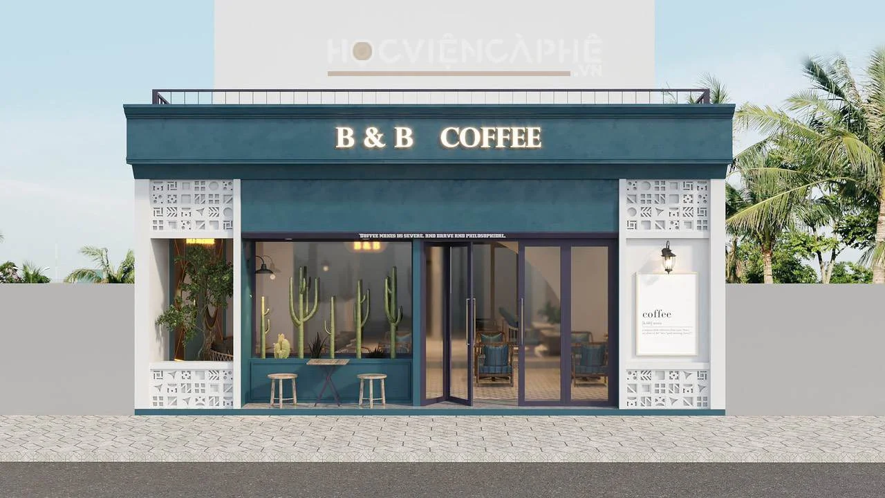 Mẫu biển hiệu cafe đẹp